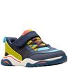 CLARKS KIDS STRAP TRAINER - NAVY MULTI